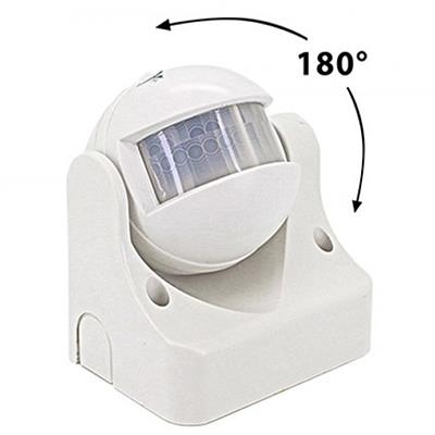 Sensore PIR luce crepuscolare IP44