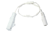Cavo uscita con magneti - bianco
