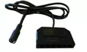 Hub a 6 ingressi - nero