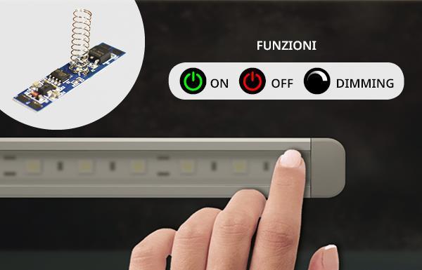 Sensore TOUCH per barra LED