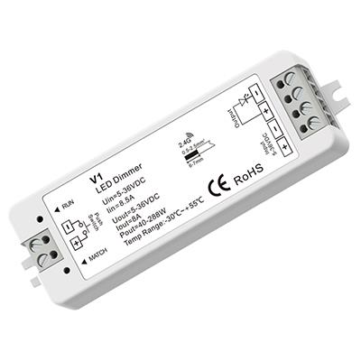 Dimmer monocanale azionabile con radiocomando e/o pulsante - PWM