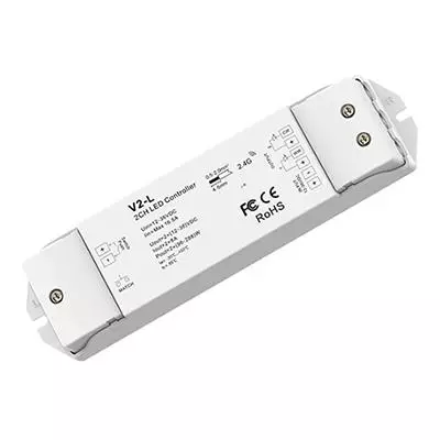 Controller a 2 canali azionabile con RF+PUL - bianco dinamico - PWM