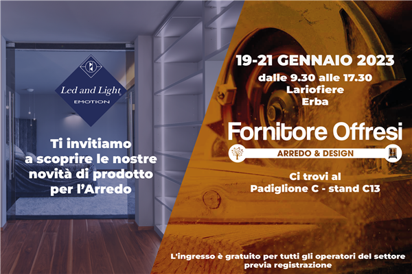 Led and Light partecipa a Fornitore Offresi